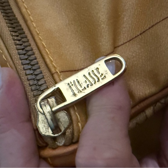 Alviero Martini Vintage 1A Classe Brown Geo Coated Canvas Weekender Bag - Picture 11 of 13